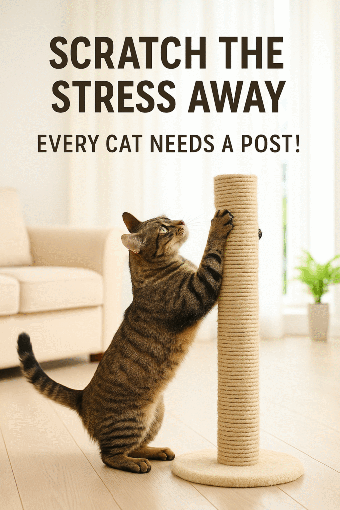 A Scratching Post or Pad (and Permission to Use It!)