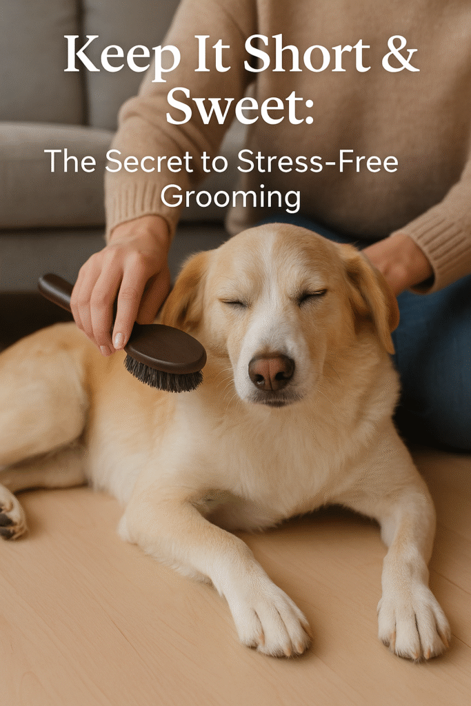Start with Short Grooming Sessions