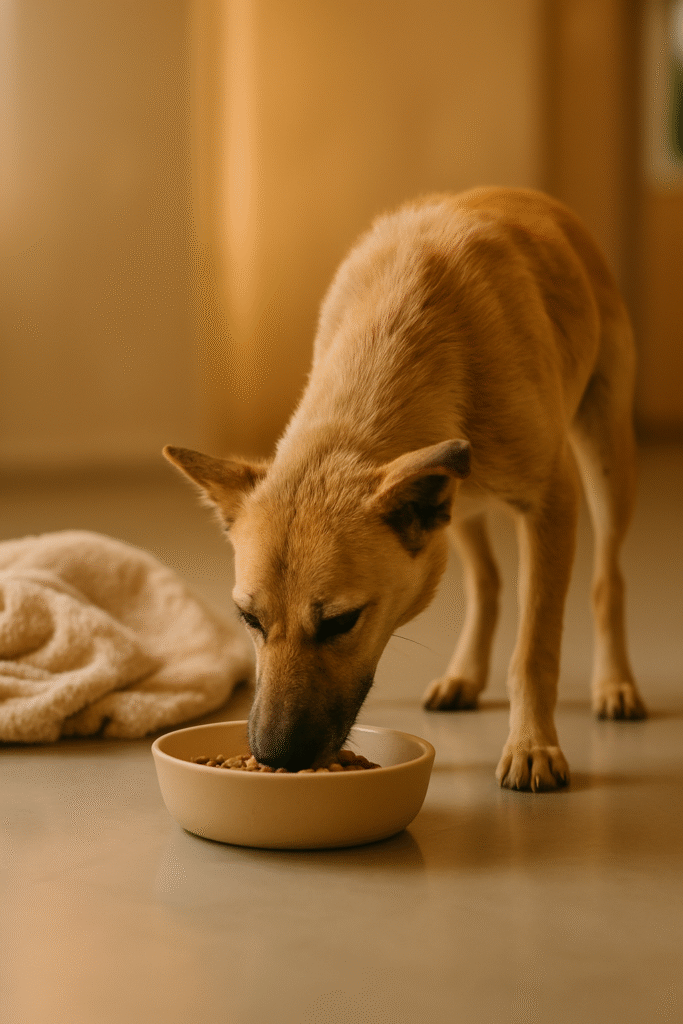Care for the Dog Food, Water, and Comfort