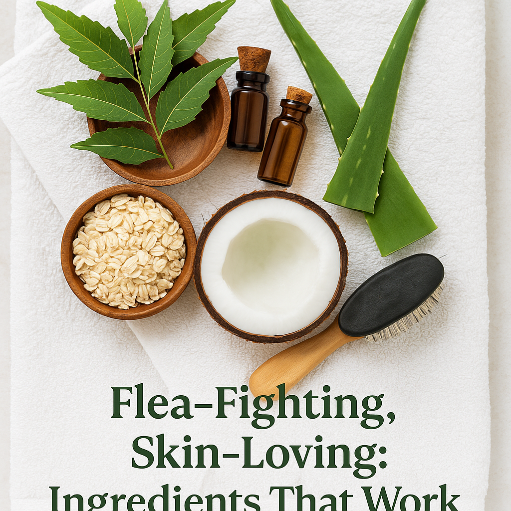 Key Ingredients to Look For in a Deep Cleansing Flea & Tick Shampoo