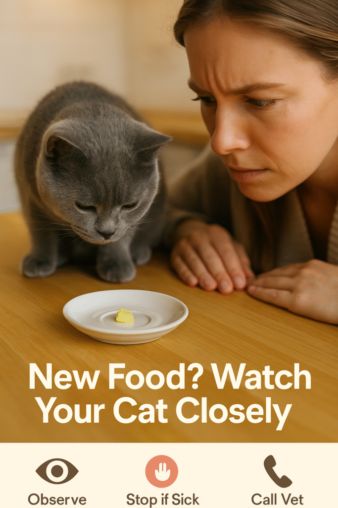 Warning Signs to Watch After Feeding Your Cat Human Food