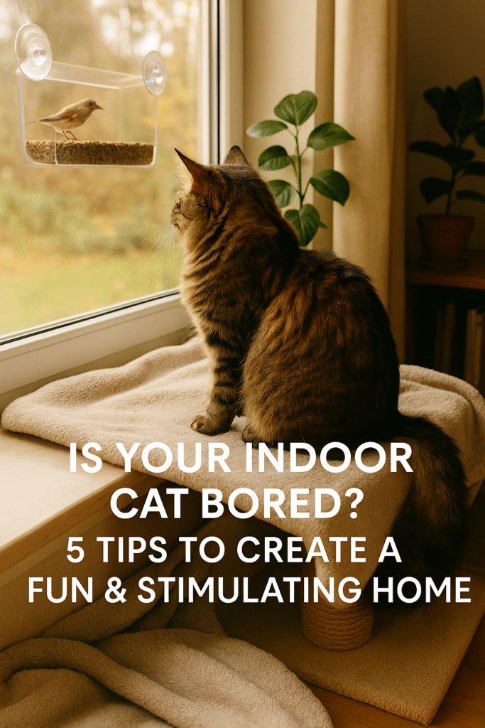 Why Indoor Cats Desperately Need Stimulation