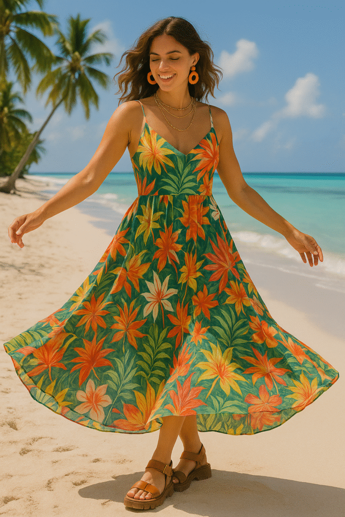 Bold Prints & Maxi Dresses