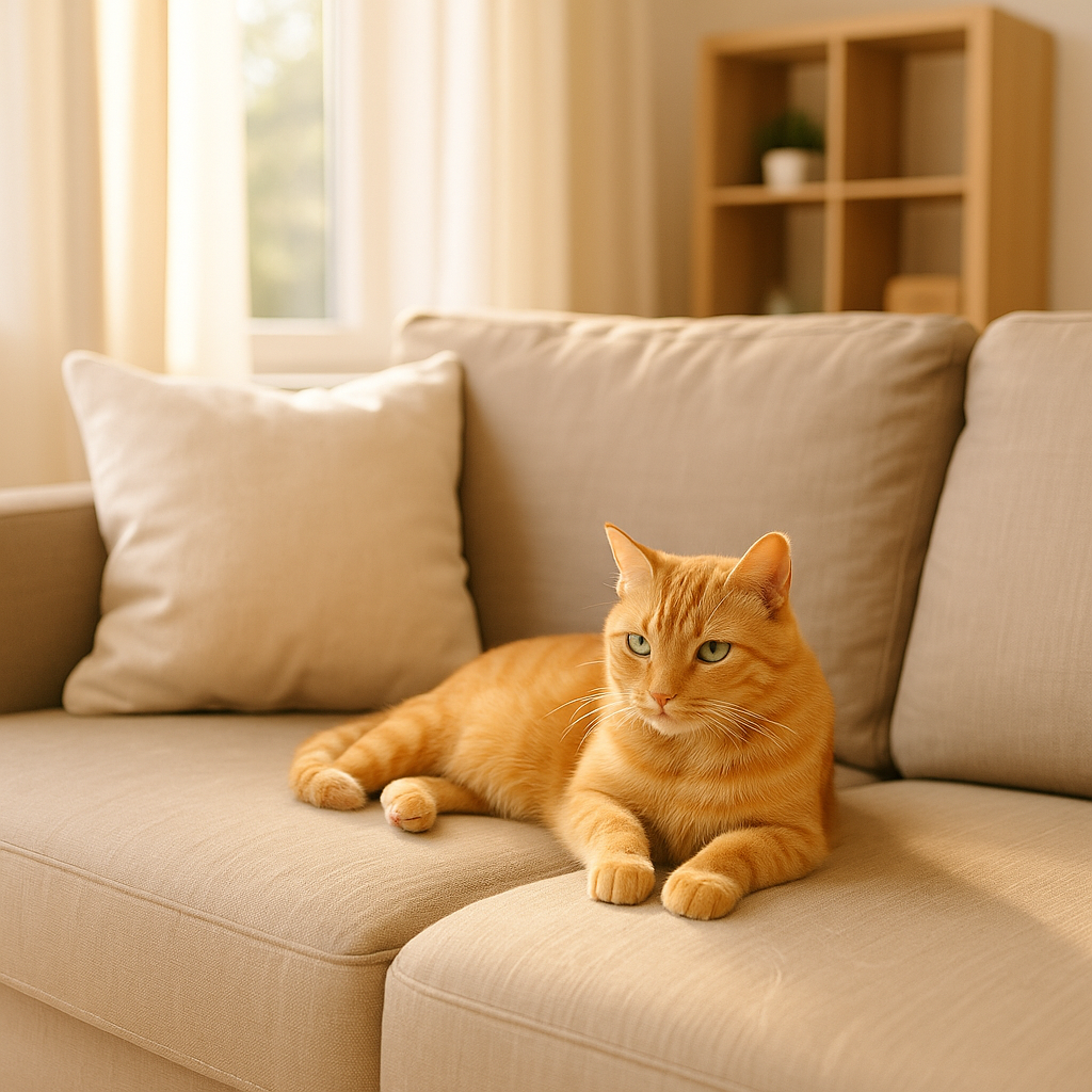 how to control cat hair fall