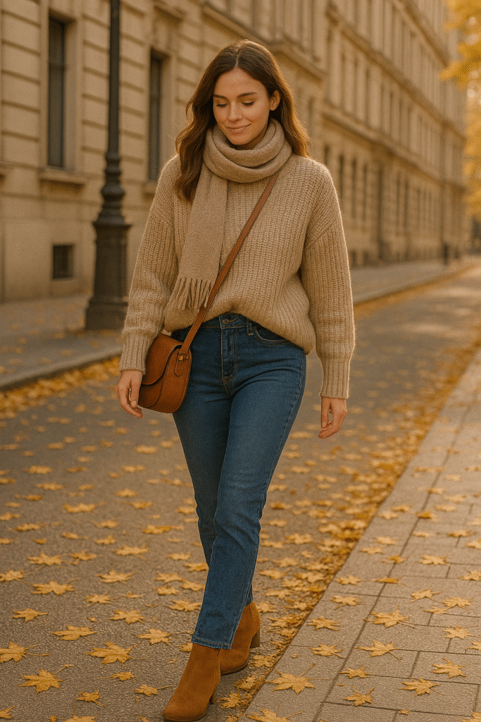 Layered Knits & Oversized Sweaters That Define Autumn 2025