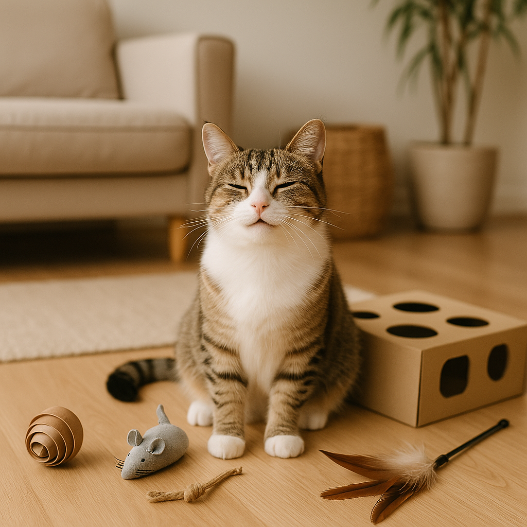 5 Easy DIY Cat Toys and Enrichment Ideas Your Cat Will Love