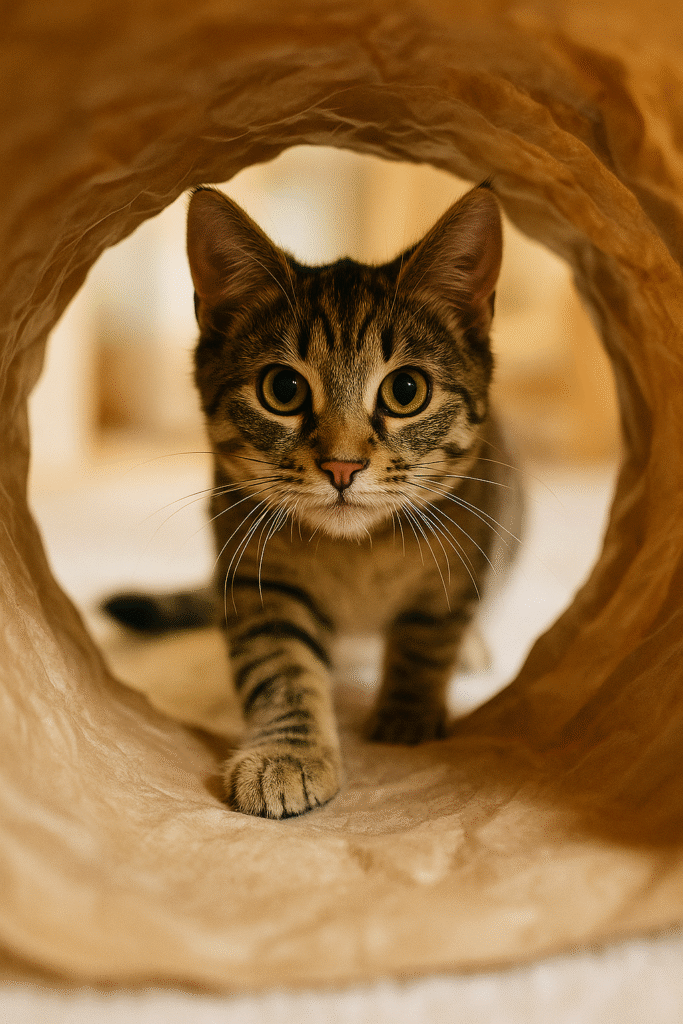 Crinkly Paper Tunnel