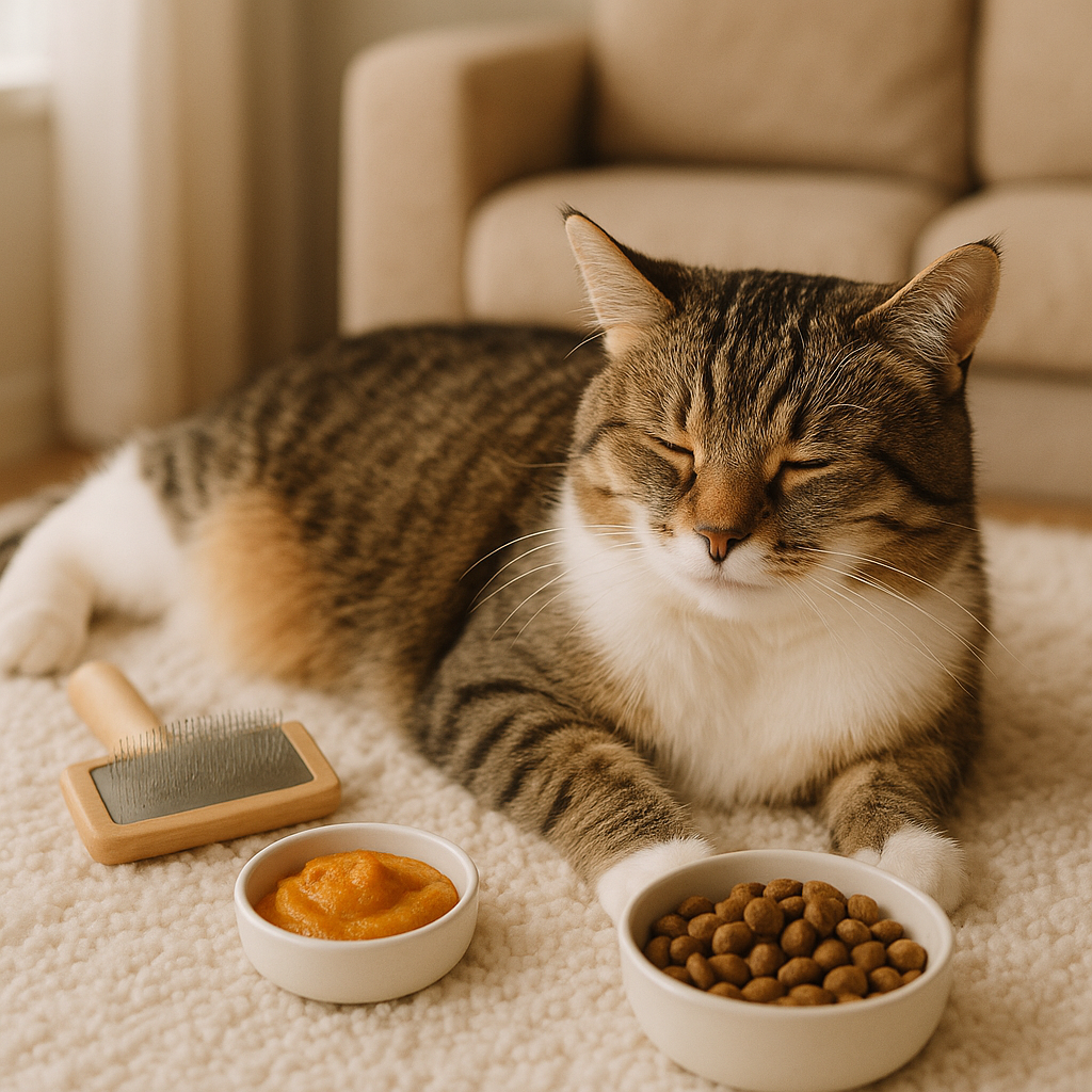 How to Help Your Cat Pass Hairballs Naturally with Better Gut Health